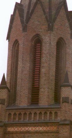 Lambertuskirche - Glockenschallfenster (gut getarnt)