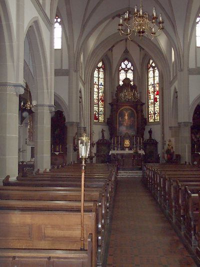 St. Martin - Blick in die Kirche 