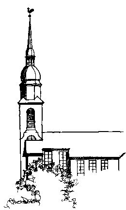 Christuskirche - Zeichnung